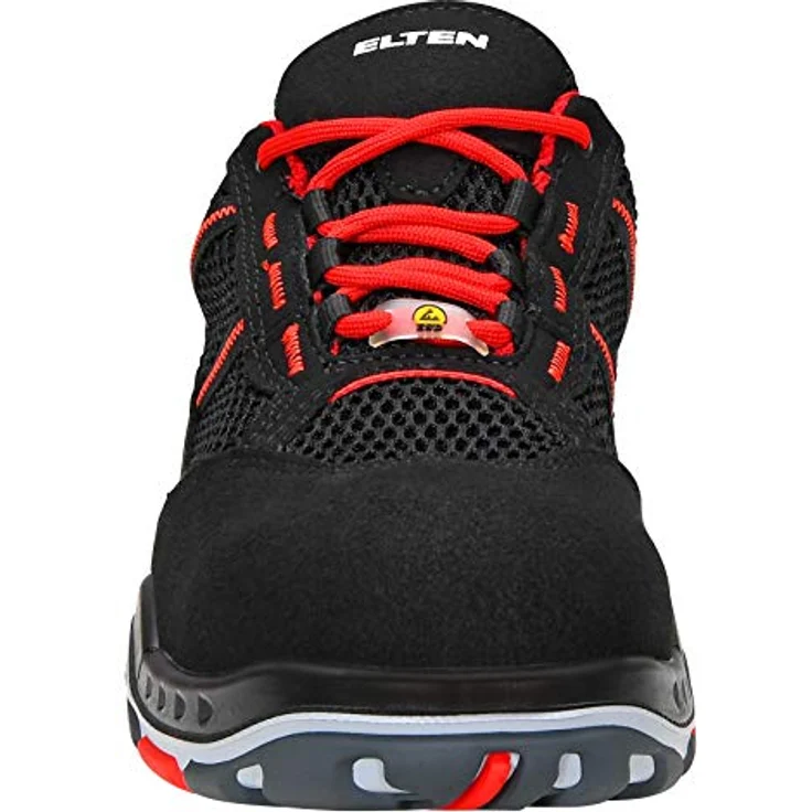 ELTEN MOTION Air ESD S1 Sicherheitsschuh, atmungsaktiv mit TPU/PU Sohle und ESD-fähiger Brandsohle, schwarz – Bild 2
