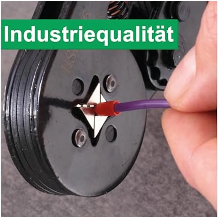 QUADRIOS selbsteinstellende Automatik-Crimpzange mit isolierten/unisolierten Aderendhülsen Set, exklusiv in der Katalogdistribution, 2700 Teile – Bild 5