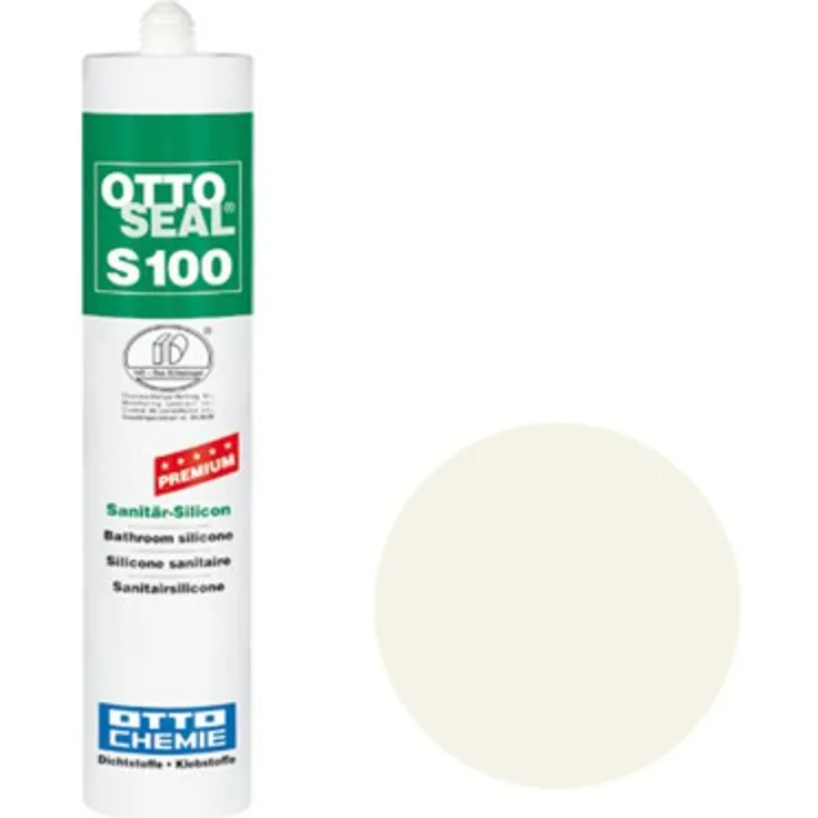 OTTOSEAL  S100 Premium-Sanitär-Silicon 300 ml - Farbauswahl Altweiß C51
