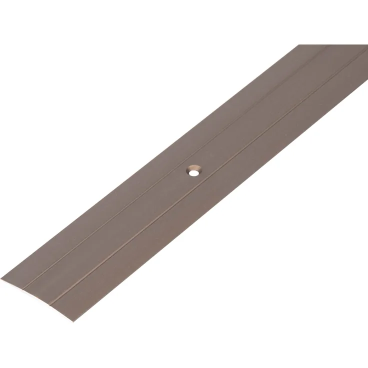 Alberts Übergangsprofil | mit zwei Rillen | Aluminium, bronzefarbig eloxiert | 900 x 38 mm | 4er Set 
(498580)