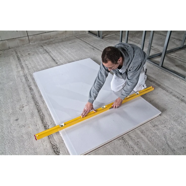 STABILA Wasserwaage Type R 300, 122 cm, verwindungssteifes Alu-R-Profil, 1 Horizontal-Libelle, 2 Vertikal-Libellen, stoßdämpfende Endkappen, integrierte Rutsch-Stopper, Made in Germany – Bild 19