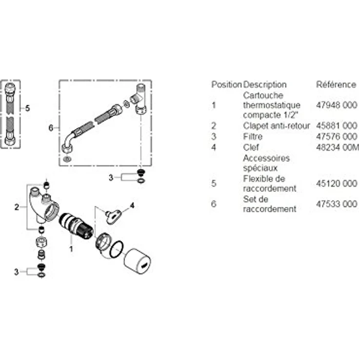 GROHE Grohtherm Micro | Spezialarmaturen - Thermischer Verbrühschutz-Untertischthermostat |chrom |34487000 – Bild 6