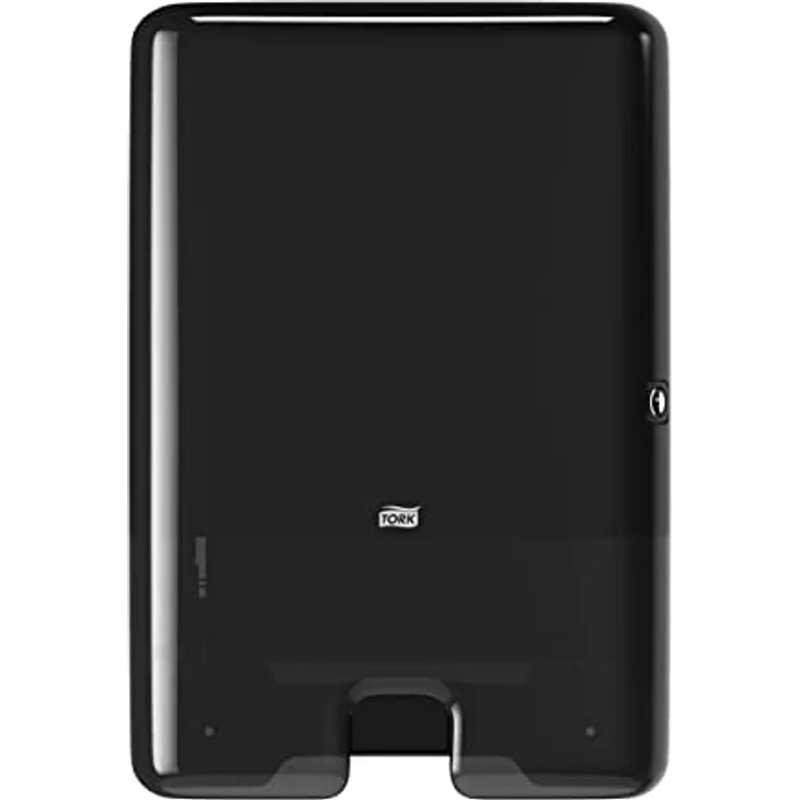 Tork Xpress H2 Papierhandtuchspender, Interfold, hohe Kapazität, schwarz, mit Sichtfenster und Überfüllungsschutz – Bild 1