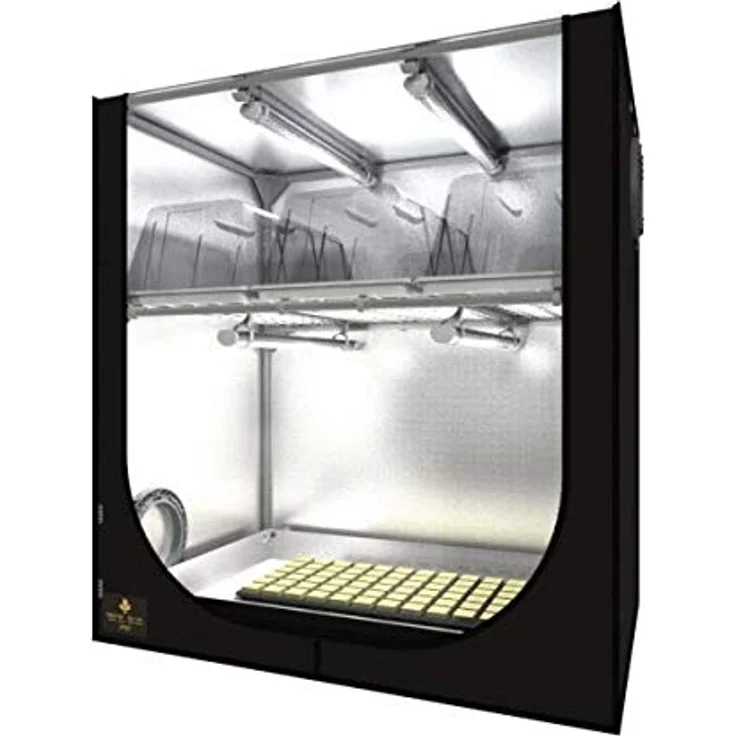 Secret Jardin Dark Propagator 90, Gewächszelt 90x60x98cm, licht- und wasserdicht, hohe Reflexion mit 95% Lichtintensität – Bild 3