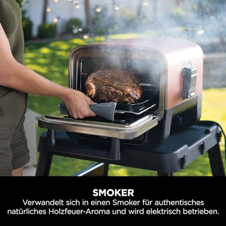 Ninja Woodfire Elektrischer Outdoor Ofen, Pizzaofen und Smoker OO101EU – Bild 12