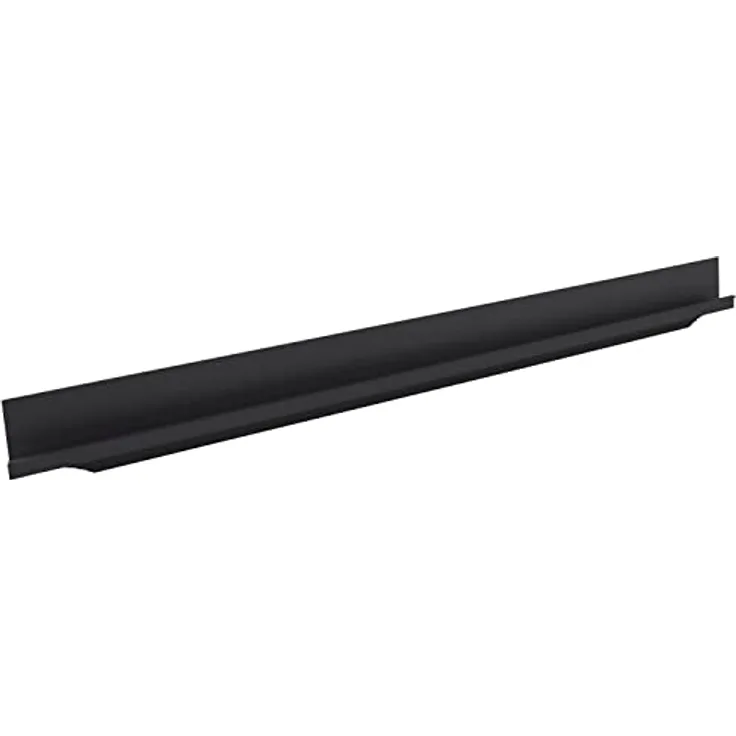 Accuride 100005597, schwarz eloxierte Schüco Griffleiste Grande, Schranktürgriff 1195 mm, Profilleiste zum Einfräsen für Möbelfronten Alu