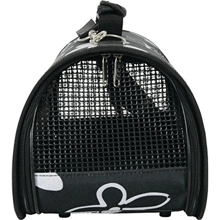 Zolux Flower Transportkörbchen für kleine Hunde/Katzen, Schwarz, Größe L – Bild 5
