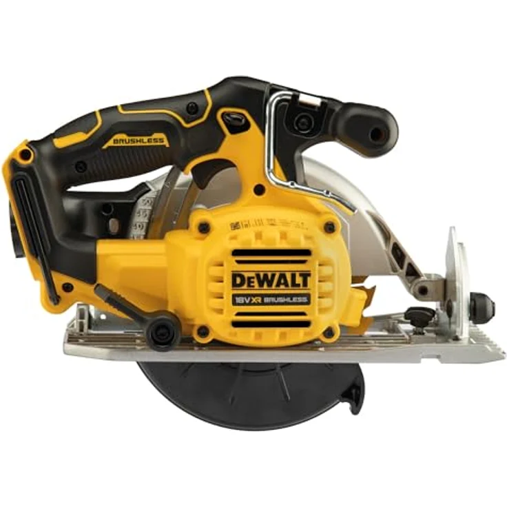 DeWALT Akku-Handkreissäge DCS565NT, Air-Lock, Sägeblatt- 165mm, einsetzbar mit Führungsschiene, 18VDeWALT 18V – Bild 4