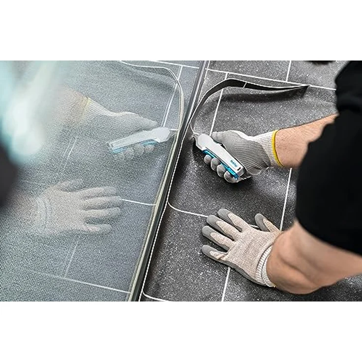 MARTOR SECUPRO 625 Sicherheitsmesser mit Hakenklinge, Cuttermesser für harte Schneidanwendungen, ergonomischer Griff, automatischer Klingenrückzug – Bild 4