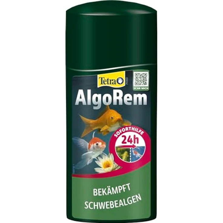 Tetra Pond AlgoRem (24-Stunden-Soforthilfe gegen grünes Wasser im Gartenteich), 500 ml Flasche – Bild 10