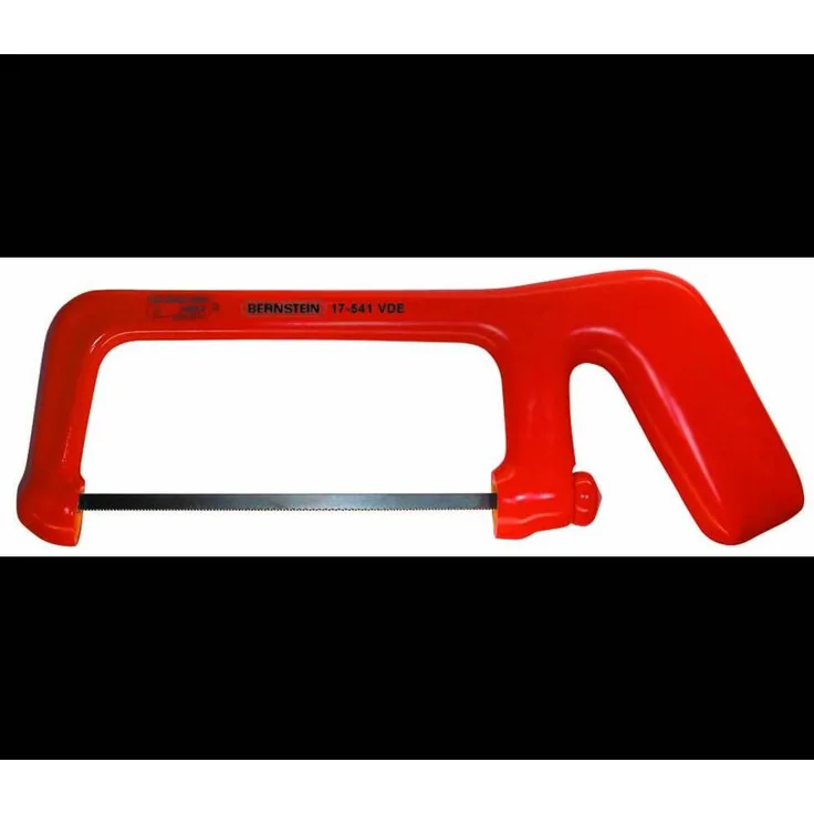 Bernstein Metallsägebogen, Handsäge mit 150 mm Sägeblatt, Sicherheitswerkzeug für 1000 Volt geprüft nach EN 60900