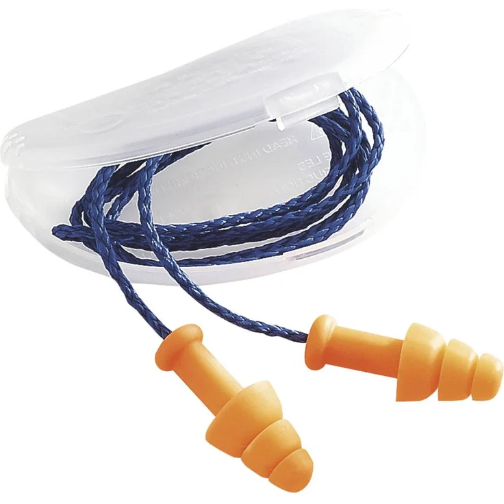 Howard Leight SMARTFIT 1011239, Einweg Gehörschutzstöpsel 50 Paar mit Conforming Material Technology™ und abnehmbaren Bandsystem