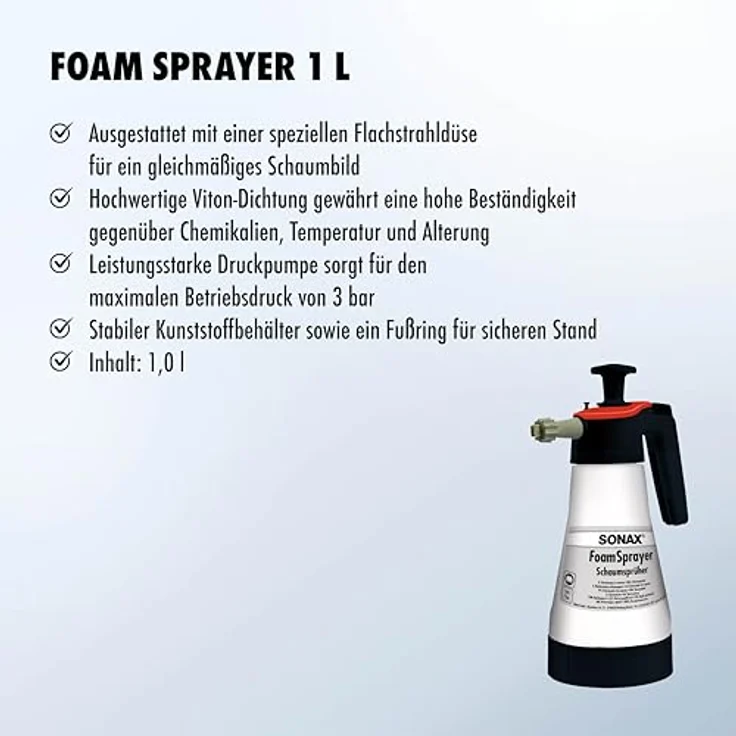 SONAX 04965410 FoamSprayer 1 l 704 g – Bild 2