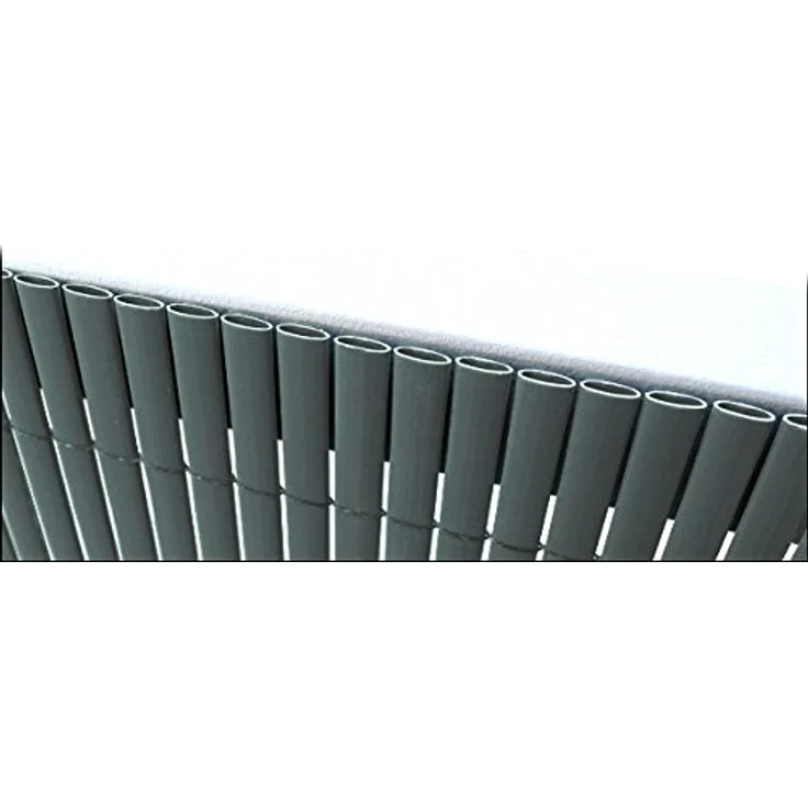 neu.holz PVC SICHTSCHUTZMATTE 150x300cm GRAU SICHTSCHUTZ WINDSCHUTZ BALKON ZAUN – Bild 5