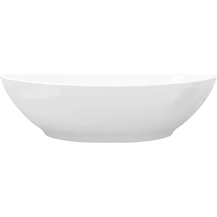 vidaXL vidaXL Luxus Keramik Waschbecken Oval Weiß 40 x 33 cm – Bild 8
