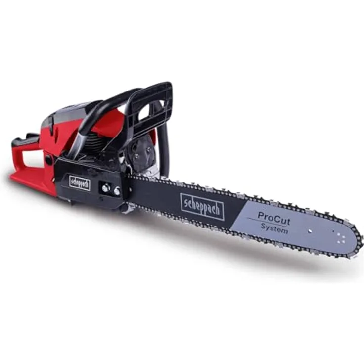 Scheppach PCS53, Benzin-Kettensäge 53cc mit hoher Schnittkraft und effizientem Motor