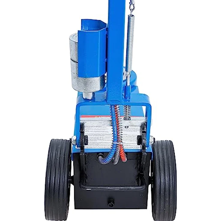 BGS technic Wagenheber lufthydraulisch fahrbar 40/80 t, kompakte Ausführung mit Überlastschutz und großem Hubbereich – Bild 4