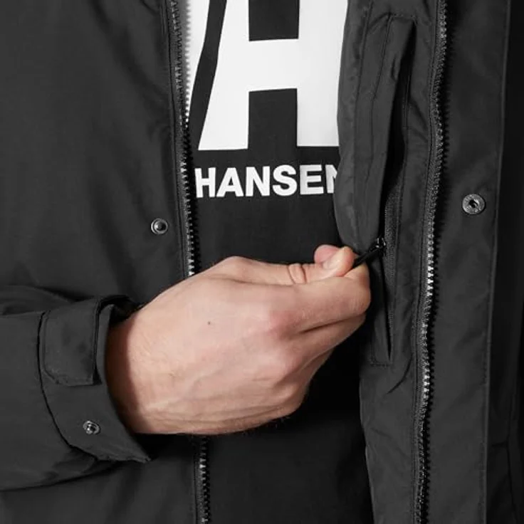 Helly Hansen Dubliner Jacket Herren Anorak, wasserfest, atmungsaktiv, PFC-frei, Marineblau – Bild 9