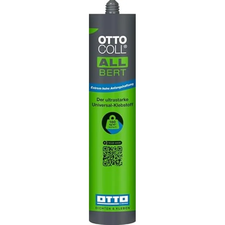 OTTOCOLL ALLBERT Der ultrastarke Universal-Klebstoff 290 ml C01 weiss, Extrem hohe Anfangshaftung