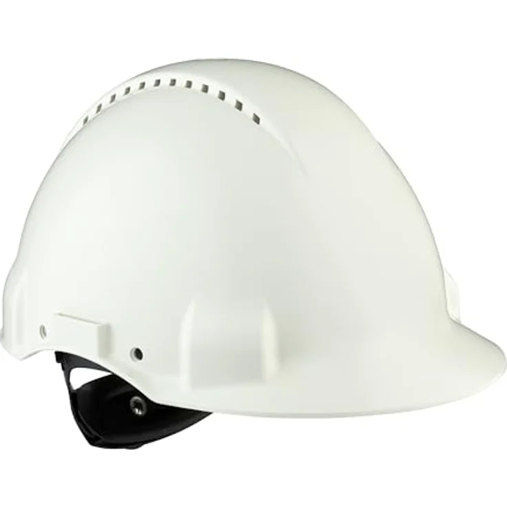 3M Peltor Schutzhelm G3000, G30NUW, mit 3M Uvicator Sensor, ABS, mit Schweißband und Ratschensystem, belüftet, weiß – Bild 4
