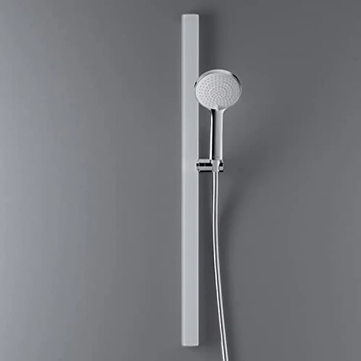 Duravit Universal Duschstange, variable Brausestange mit höhenverstellbarer Handbrausehalterung, 810 mm, Weiß Hochglanz – Bild 4
