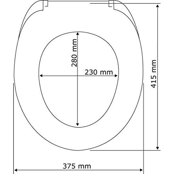 Wenko WC-Sitz Samos Easy Close, Duroplast grau mit 1-Knopf Fix-Clip und integrierter Absenkautomatik – Bild 5