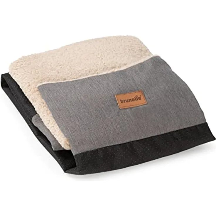 brunolie Wechselbezug Ersatzbezug für Emma,waschbar, hygienisch und rutschfest, Braun, Größe M, Beige