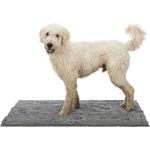 Schecker Hundematte Schmutzfangmatte Mikrofaser für den Hundehaushalt, geeignet für Fußbodenheizung, Größe ca. 80 x 60 cm