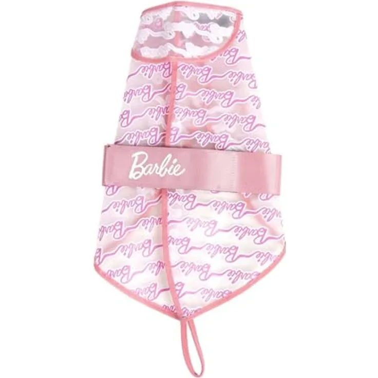 Barbie Regenjacke für Hunde, XS, mehrfarbig, wasserfest