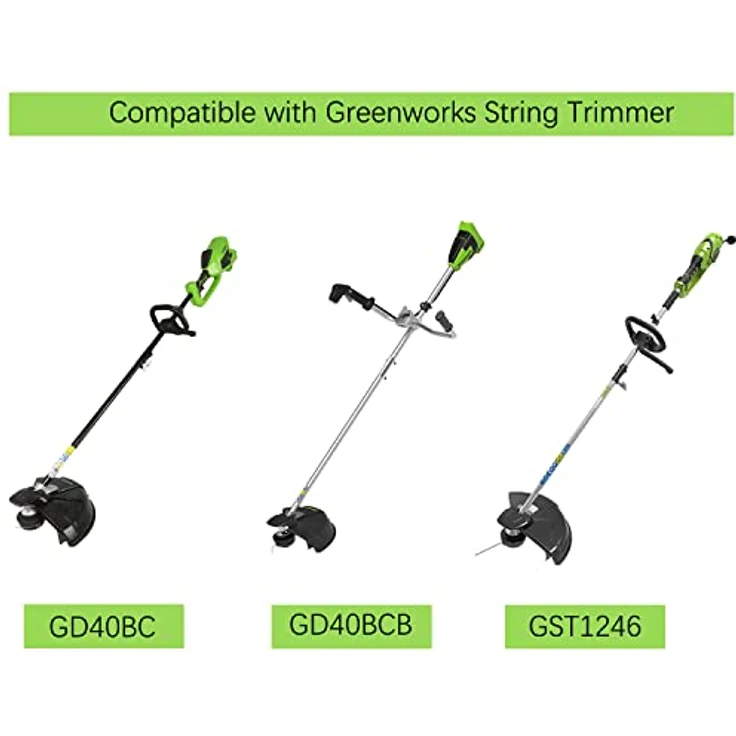 Greenworks Doppelfadenspule 2930507, 2mm Fadendurchmesser 4,8 Meter Gesamtlänge für Greenworks Rasentrimmer GST1246 GD40BC GD40BCB Serie – Bild 2