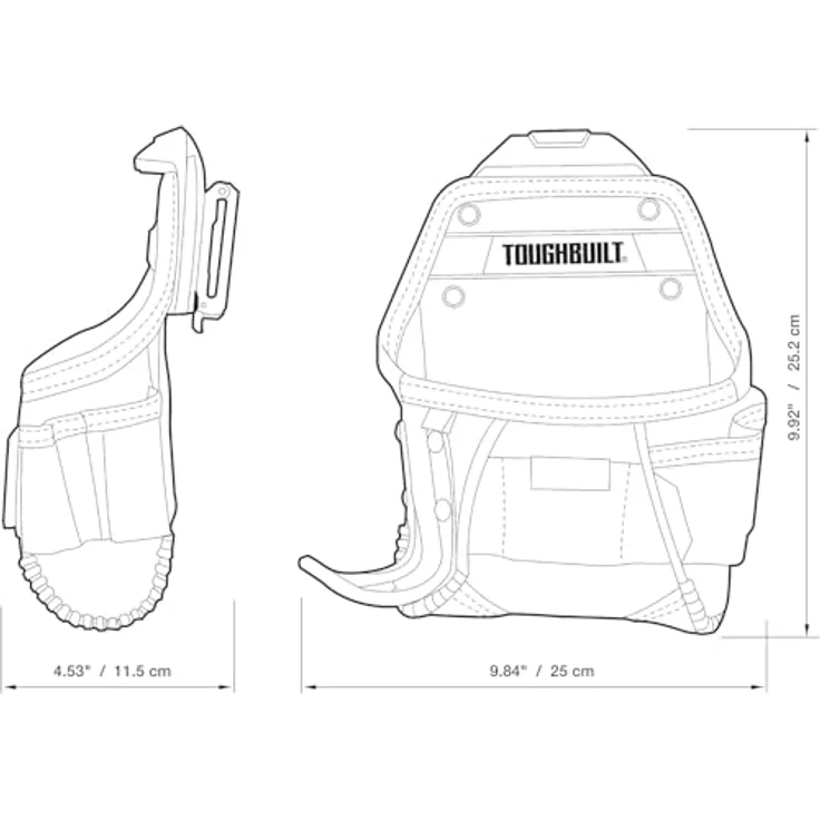 ToughBuilt TOU-CT-24 Werkzeug-Gürteltasche, mit Hammerschlaufe – Bild 10