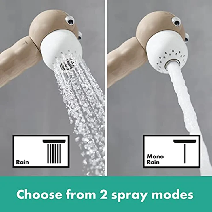 hansgrohe Handbrause Jocolino, für Kinder Löwe 2 Strahlarten, Premium-Qualität Made in Germany – Bild 3