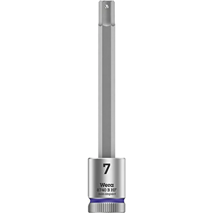 ELC Bit- und Steckschlüsselset Wera 8740 B HF 1, Zyklop Bitnuss-Satz mit 3/8"-Antrieb, inklusive 4 Kreuzschlitz- und 2 Schlitz-Schraubendrehern – Bild 11
