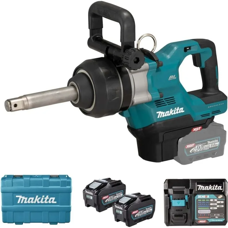 Makita TW010GT201, Impulsschrauber 40V 5Ah mit bürstenlosem Motor und 3.150 Nm Anzugsdrehmoment
