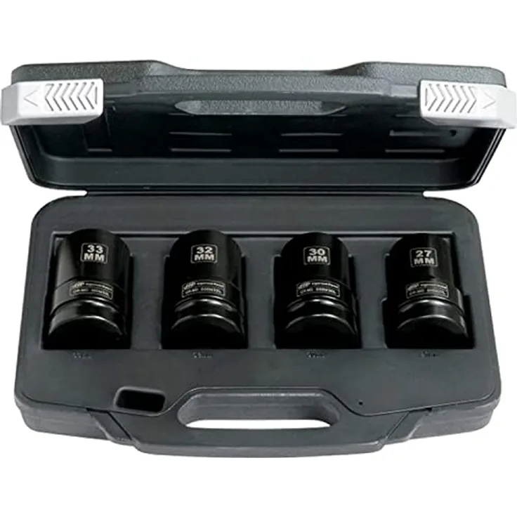 Ingersoll-Rand Ingersoll Rand, SK8M4LN, 1'-Antrieb metrische universal Steckschlüssel, 4er Set, Chromolystahl, lange Ausführung