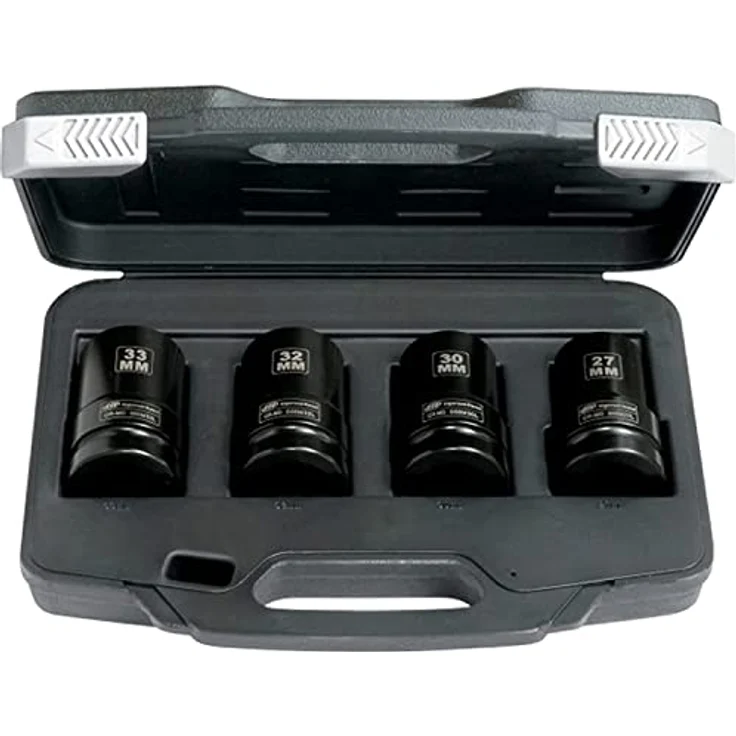 Ingersoll-Rand Ingersoll Rand, SK8M4LN, 1'-Antrieb metrische universal Steckschlüssel, 4er Set, Chromolystahl, lange Ausführung – Bild 1