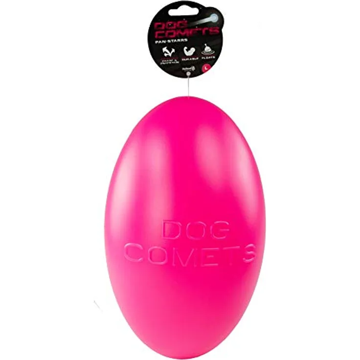 Dog Comets Pan-Stars - Hundespielzeug - Hundeball - geeignet für große Hunde - schwimmend – L - 30 cm - Rosa