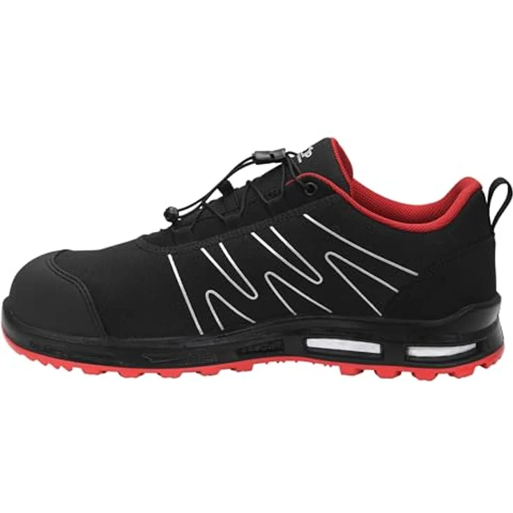 ELTEN ENNO XXT Pro Low ESD S3S, Sicherheitsschuh aus hydrophobiertem Textil mit atmungsaktivem Futter, schwarz – Bild 3