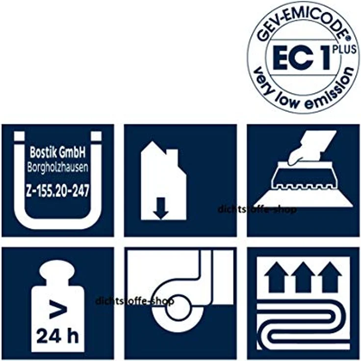 BOSTIK Bostik Stix A550 Power Elastic PVC-Lino-Vinyl Belag Kleber Klebstoff 6kg Eimer, lösemittelfrei, hohe Anfangsklebkraft, beige-weiß – Bild 2