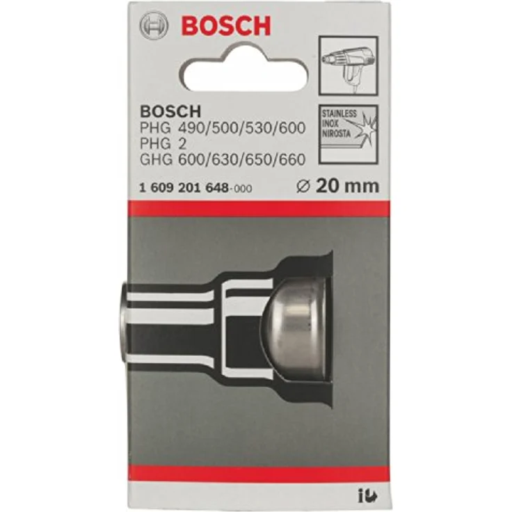Bosch 1609201648 Reduzierdüse 20 mm, Rohrverbinder, handbetrieben, kompakte Größe 5.6 L x 3.2 H x 6.6 W cm – Bild 3