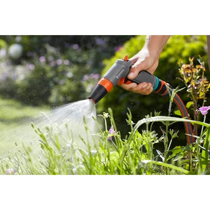 GARDENA Comfort Reinigungsspritze: Wasserspritze zum Reinigen und Sprühen, mit Impulsauslöser und Dauerarretierung, frostsbeständig (18303-20) – Bild 3