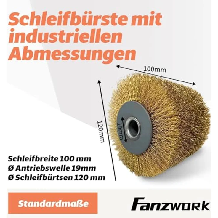 Fanzwork FANZWORK V2 Poliermaschine, 1500W Satiniermaschine mit Staubabsaugung und Zubehör – Bild 6
