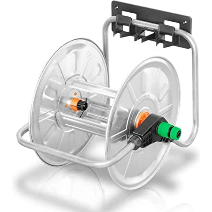 Bradas AG 131 Wandschlauchtrommel tragbar 50m 1/2", stationär und tragbar, verzinkt – Bild 3