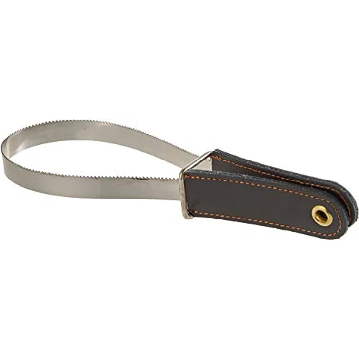 Trixie 2429 Haar-Ex Metallstriegel, Hund/Pferd, 25 × 8 cm, cream/blue – Bild 1