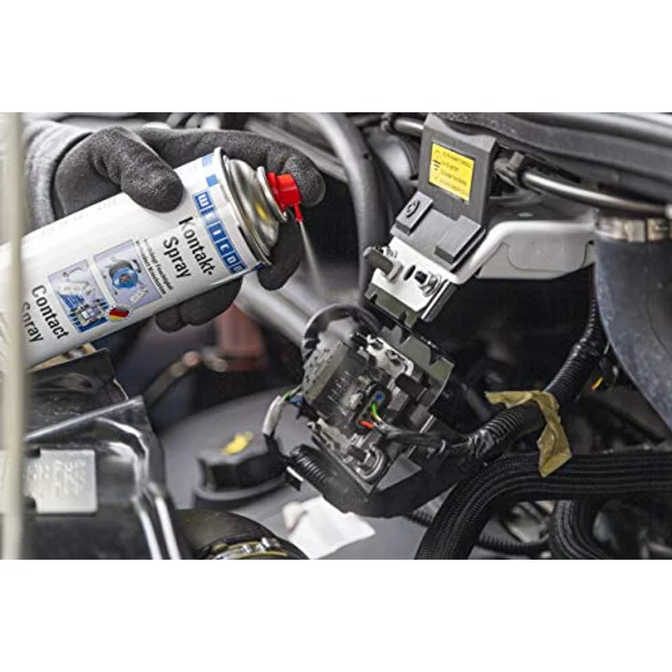 WEICON Kontakt-Spray 400 ml, Pflege- und Schutzmittel für elektronische Kontakte, transparent, Feuchtigkeitsverdrängung und Oxidationsschutz – Bild 4