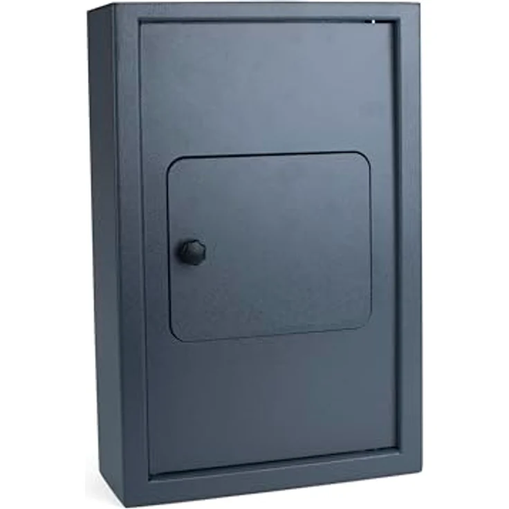 PAVO Robuster Outdoor-Schlüsselschrank 50 Schlüssel, Hochsicherheits-Elektronikschloss, grau, wasserdicht – Bild 2