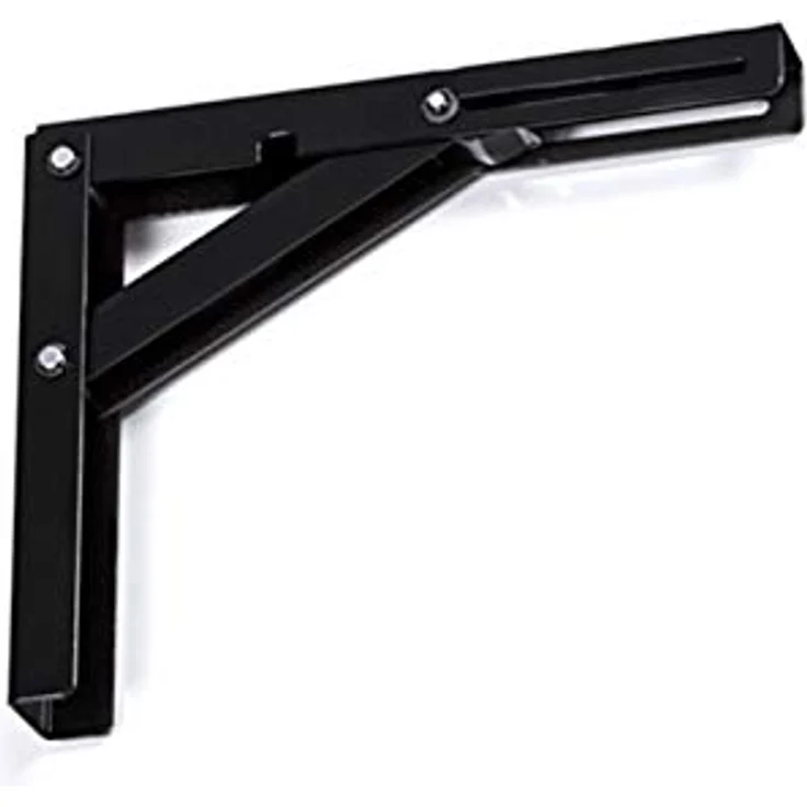 So-tech - Klappkonsole 200 x 160 mm schwarz Tragkraft 120 kg (pro Paar) – Bild 2