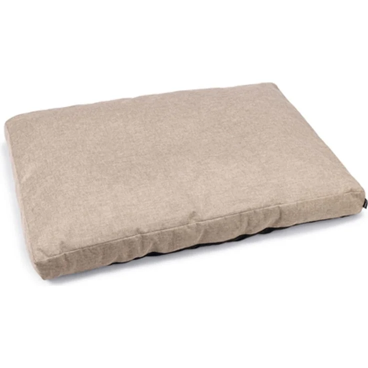 Beeztees Tierkissen Zia Orthopädisches Hundekissen Beige 120x80x10 cm mit Memory-Schaumfüllung - Marke Beeztees - Orthopädisch - Inklusive Reißverschluss - Waschbar bei 30 Grad - Reduzierter Druck auf Gelenke und Rücken - Rutschfeste Unterseite – Bild 1