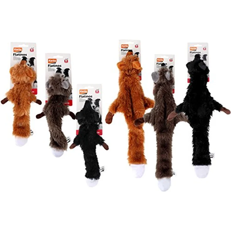 Karlie Plüschspielzeug Flatinos Fuchs L: 30 cm braun – Bild 2