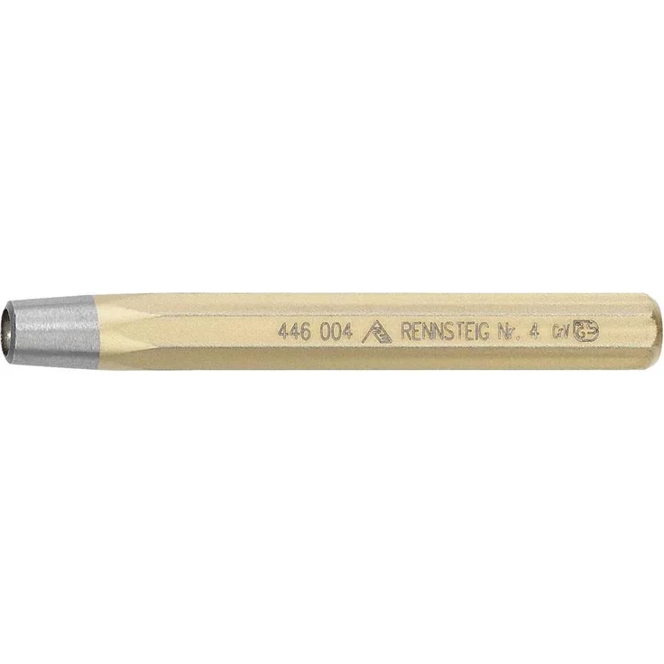 Rennsteig Nietkopfsetzer für Niete Gr. 1 (10 mm), gehärteter Spezial-Werkzeugstahl mit Sicherheitsschlagkopf, Made in Germany